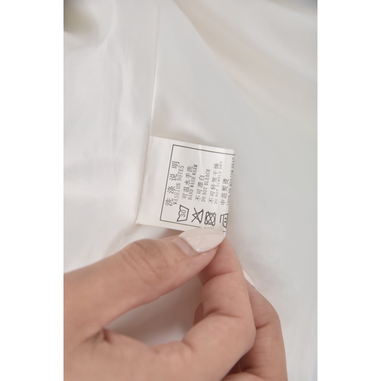 (S) fashion小香風質感背心白色外套二手衣, , large