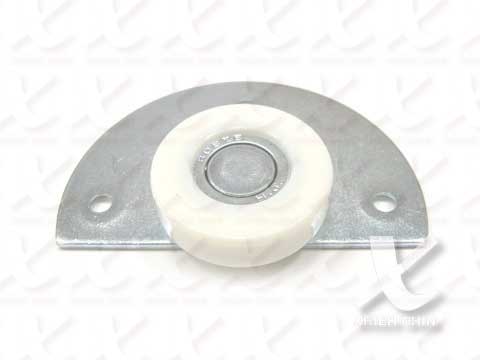 【協進五金】輪子+鐵片 白+錏色(尼龍)L1061(備)