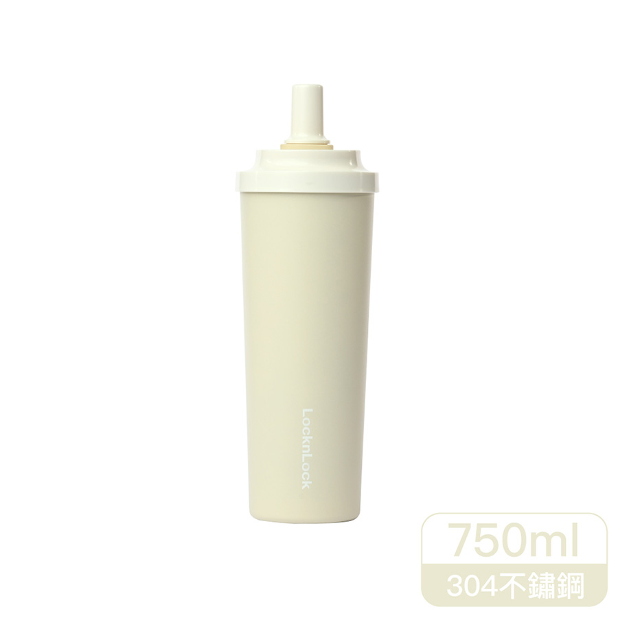 樂扣SUSU不鏽鋼吸管杯/750ml, , large