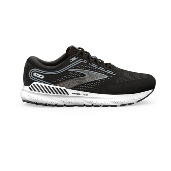 Brooks Ariel GTS 23 女 慢跑鞋 超寬楦 避震緩衝象限 瞪羚系列 黑 [1203902E090], , large