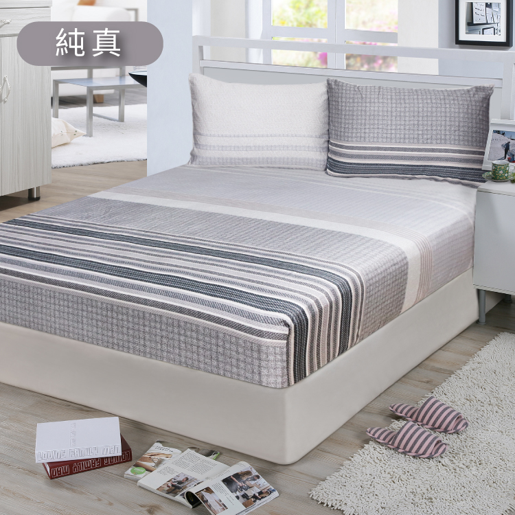 【多利寶寢具】Victoria_100%純天絲頂級60S雙人加大三件式床包組-醇真