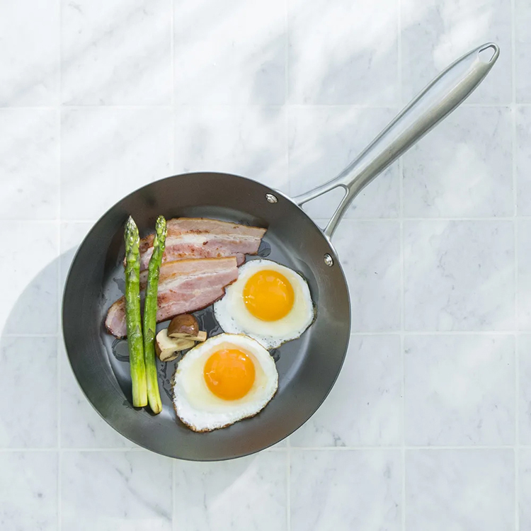 【vitacraft】日本製窒化鐵 無塗層單柄鐵製平底鍋 24cm(Super Iron系列), , large