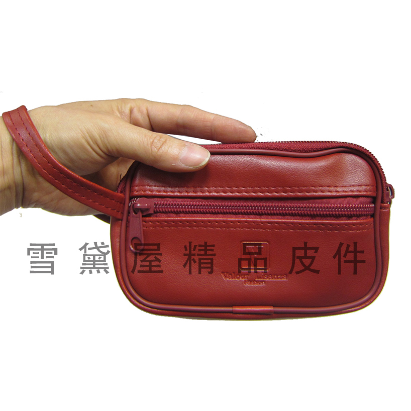 ~雪黛屋~Valour 零錢包大容量信用卡進口防水防刮皮革二層主袋零錢鑰匙證件V778A, , large