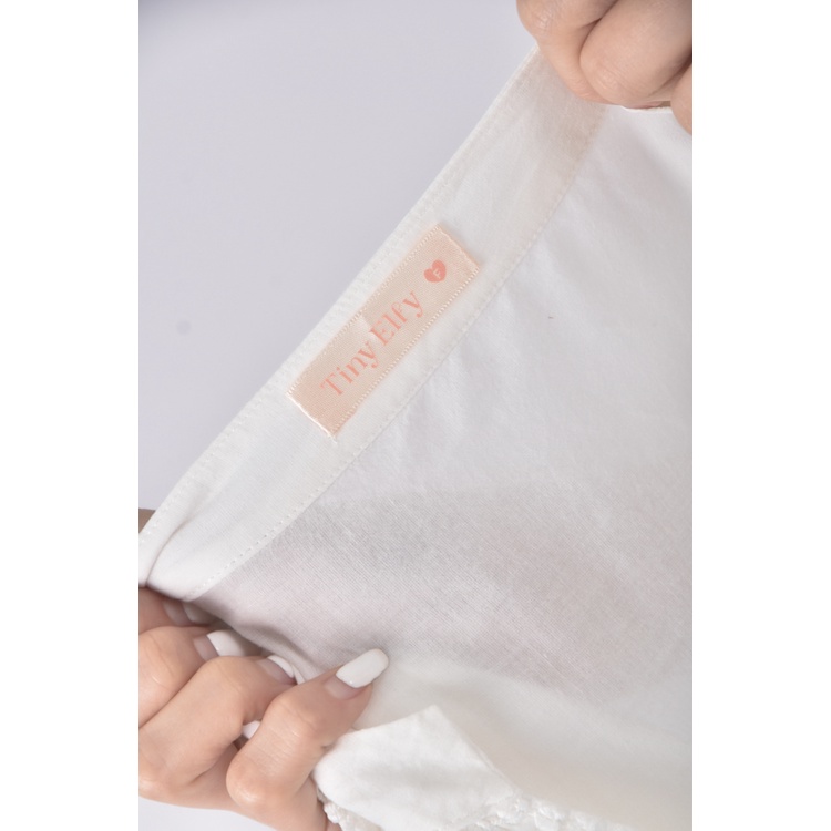 (S) 【國泰航空永續合作】tiny elfy質感白色洋裝二手衣, , large