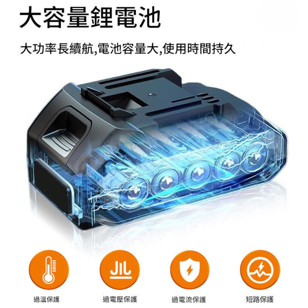 新款多功能鋰電微耕機5節一電一充, , large