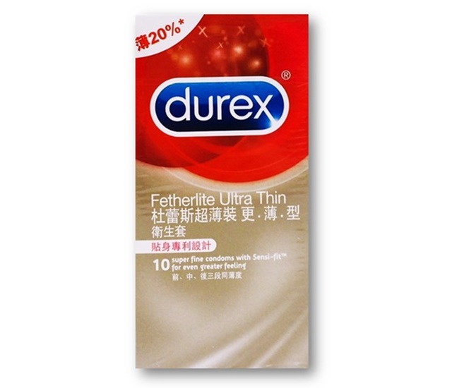 【杜蕾斯 Durex】超薄裝更薄型衛生套 10入/盒 保險套, , large