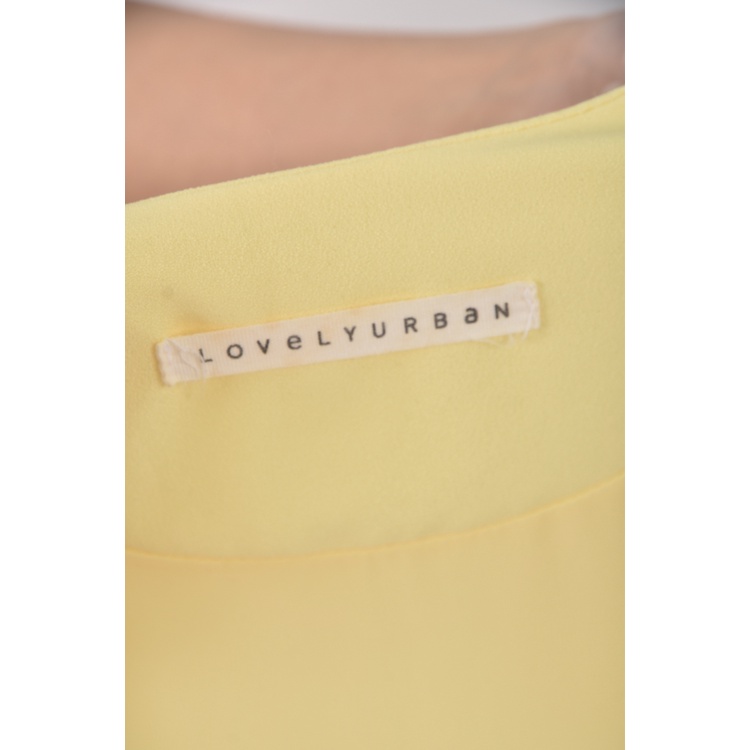 (S) 【依庭私服】lovelyurban質感無袖黃色外套二手衣, , large