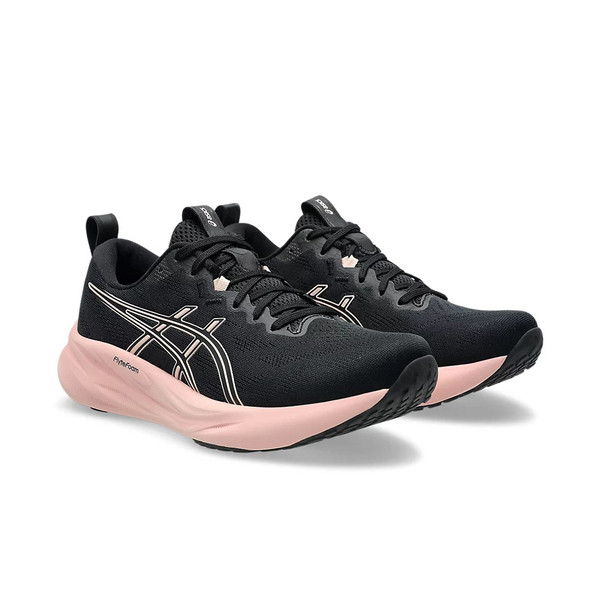 Asics Gel-pulse 16 女 慢跑鞋 彈力 支撐 緩震 黑 粉紅 [1012B755-001], , large