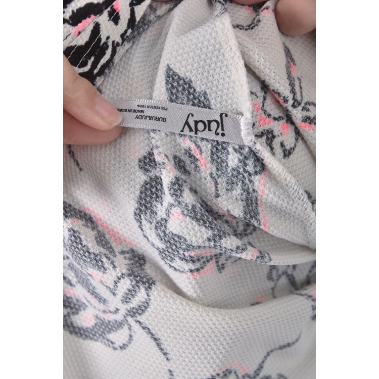 (XL) judy小香風玫瑰杏色短袖上衣二手衣, , large