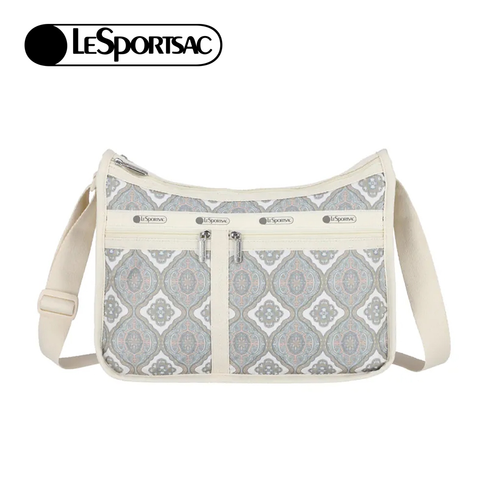 |快速出貨|Lesportsac Deluxe Everyday Bag 經典斜背包/ 大馬士革窗花, , large