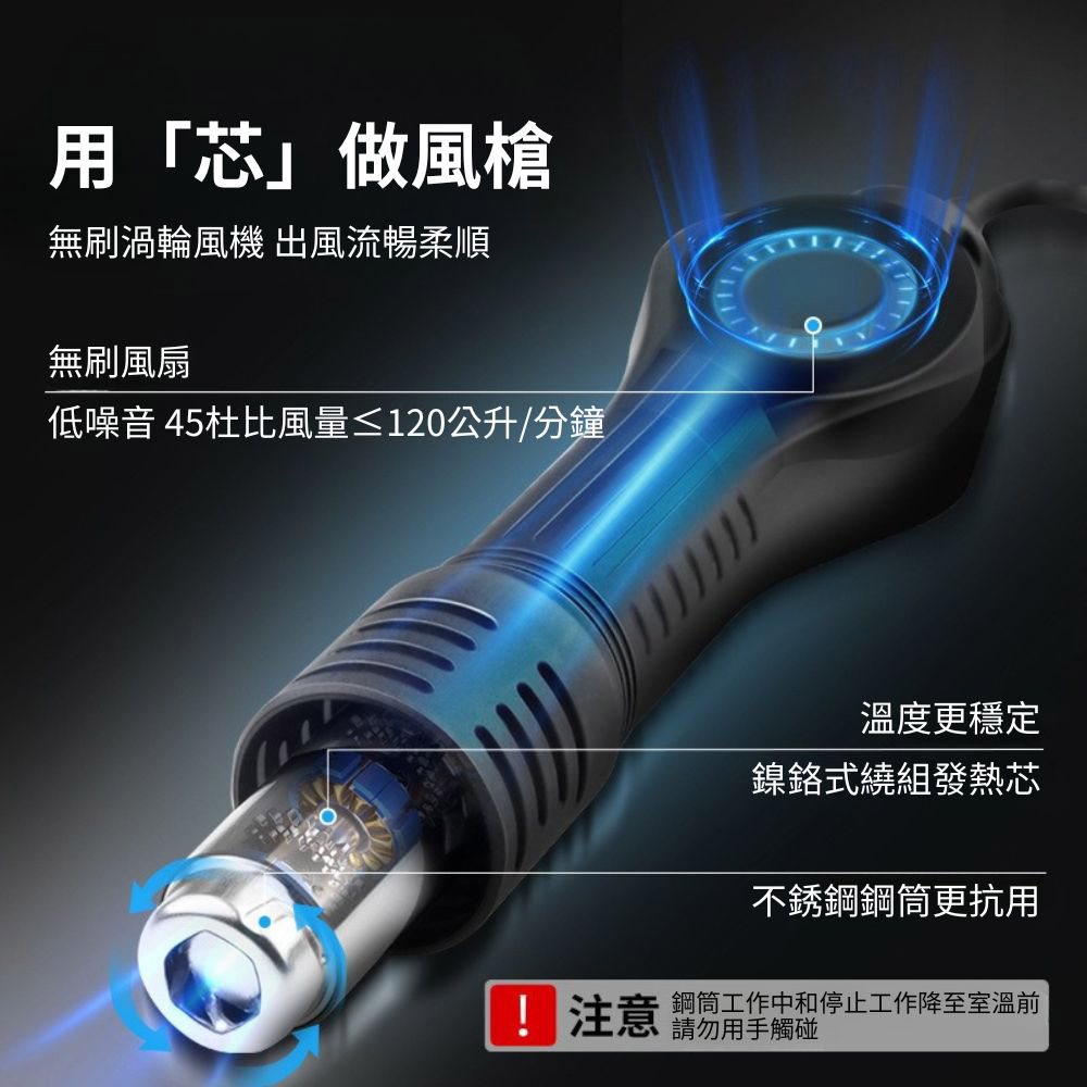 8786D digital temperature-controlled dual display 2-in-1 hot air rework soldering station, , large