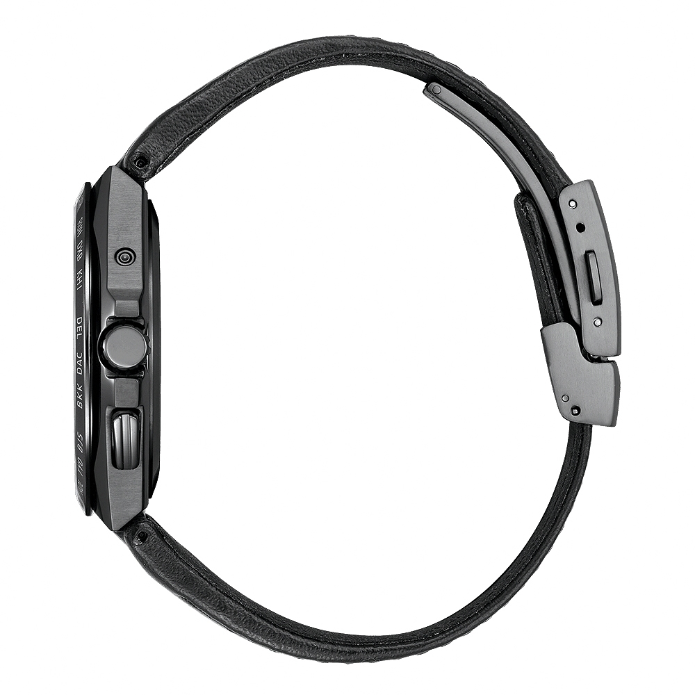 CITIZEN 星辰 千彩之海UNITE with BLUE 鈦金屬光動能電波萬年曆手錶CB0215-18L, , large