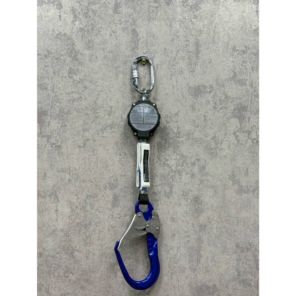 WIN五金 台灣製造FKS BOST SRL-6M(單顆) 織帶高空作業防墜器 通過認證CE EN 織帶防墜器 安全帶 捲吊防墜器 防墬器, , large