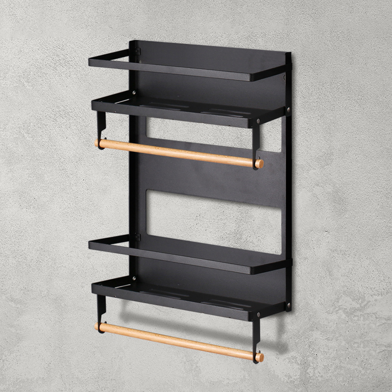 Magnetic folding storage rack-L, , large