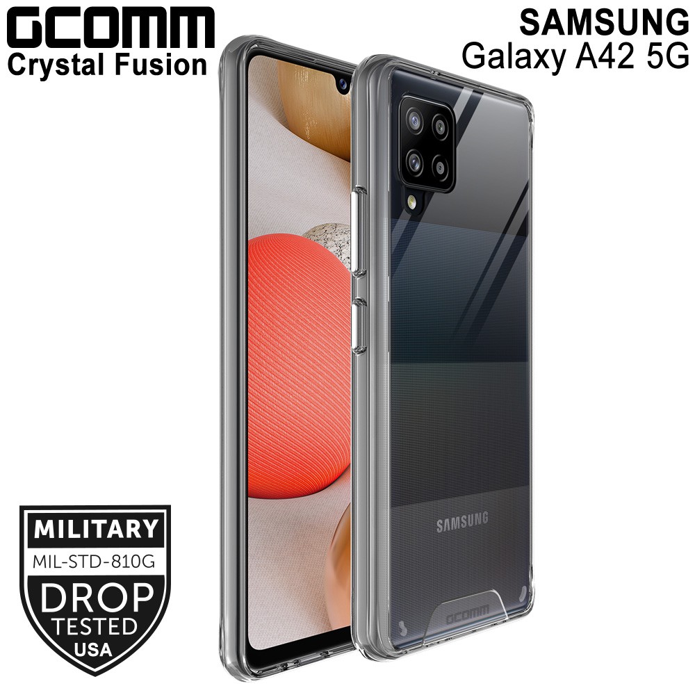 GCOMM Galaxy A42 5G 晶透軍規防摔殼 Crystal Fusion, , large