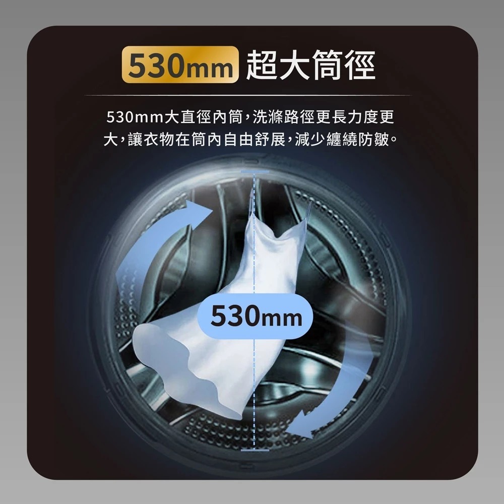 HERAN 10kg Inverter Washer-Dryer Front Load HWM-C1061V, , large