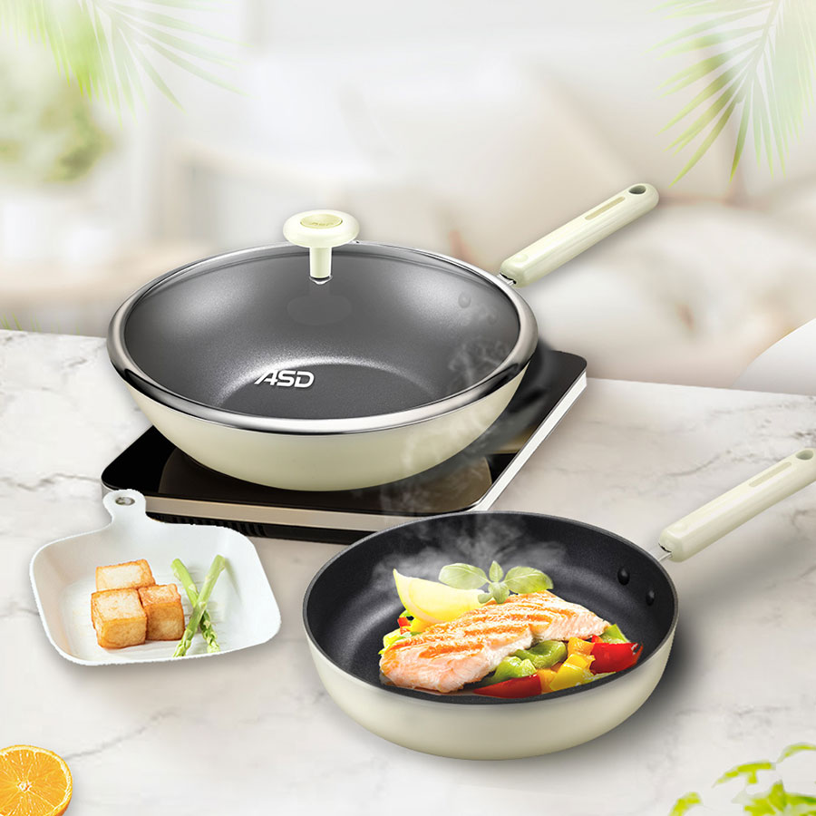 Elegant non-stick three-piece set, , large