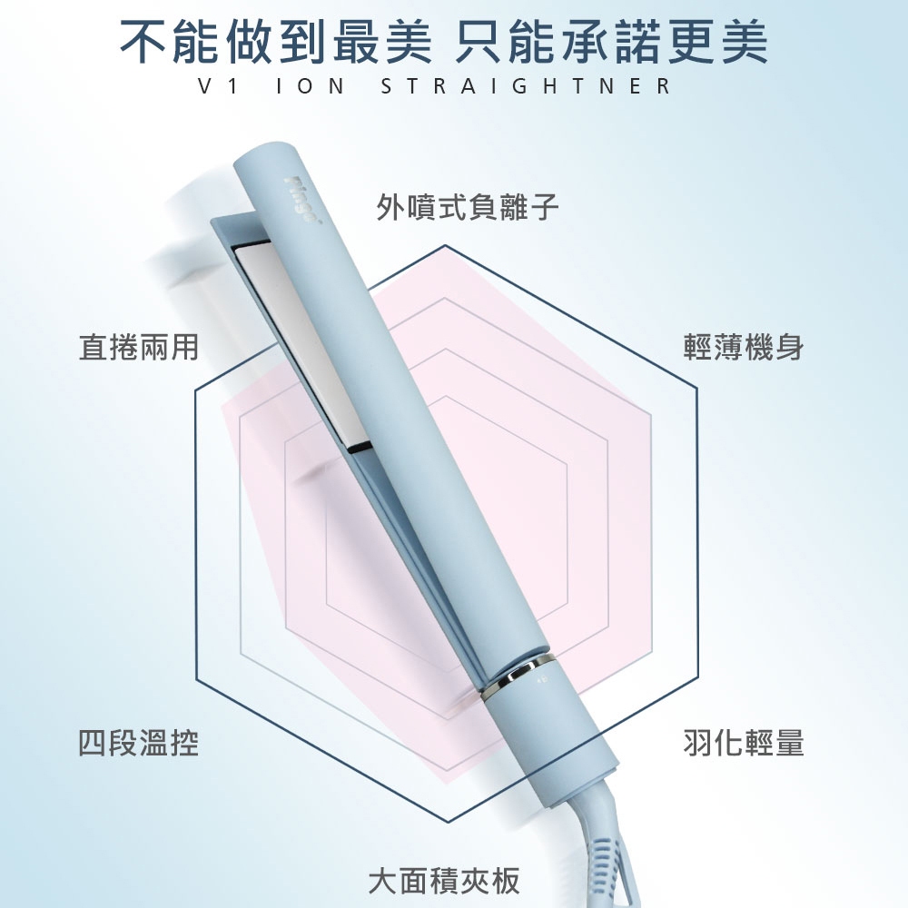 Hair iron, , large