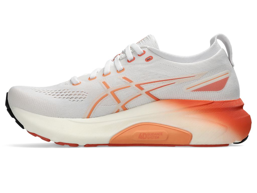 [秉宸] ASICS GEL-KAYANO 31 女慢跑鞋 白橘黃 1012B670-100, , large