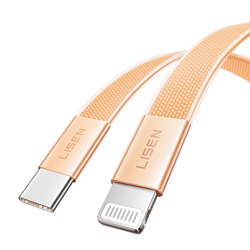 【LISEN】L606 AIR CABLE SERIES C TO L 27W 100cm DESERT COLOR, , large