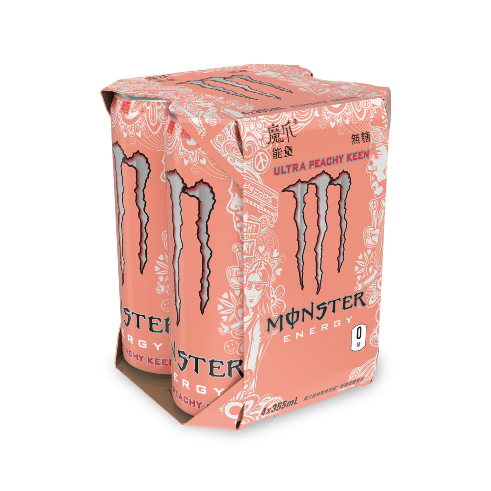 Monster Ultra Peachy Keen 355ML CANX4, , large