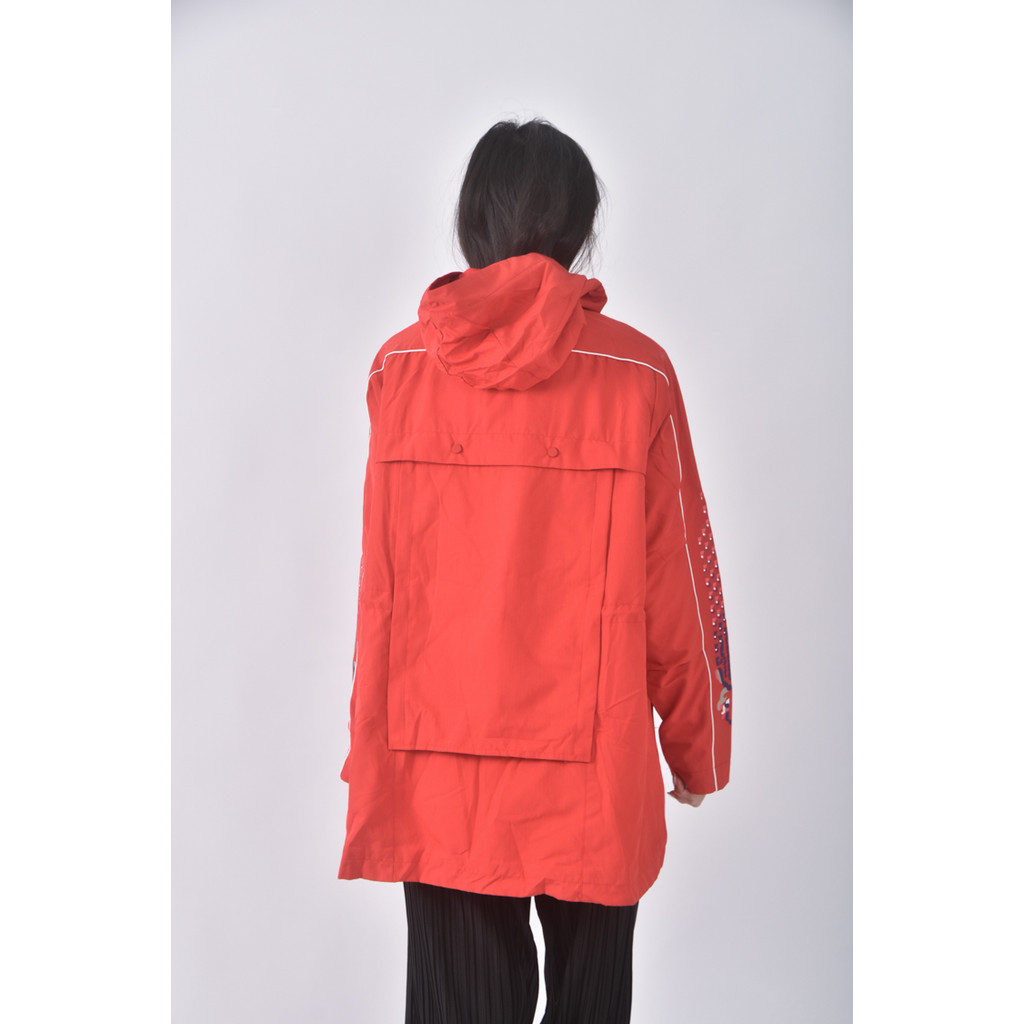(XL) adidas連帽紅色外套二手衣, , large