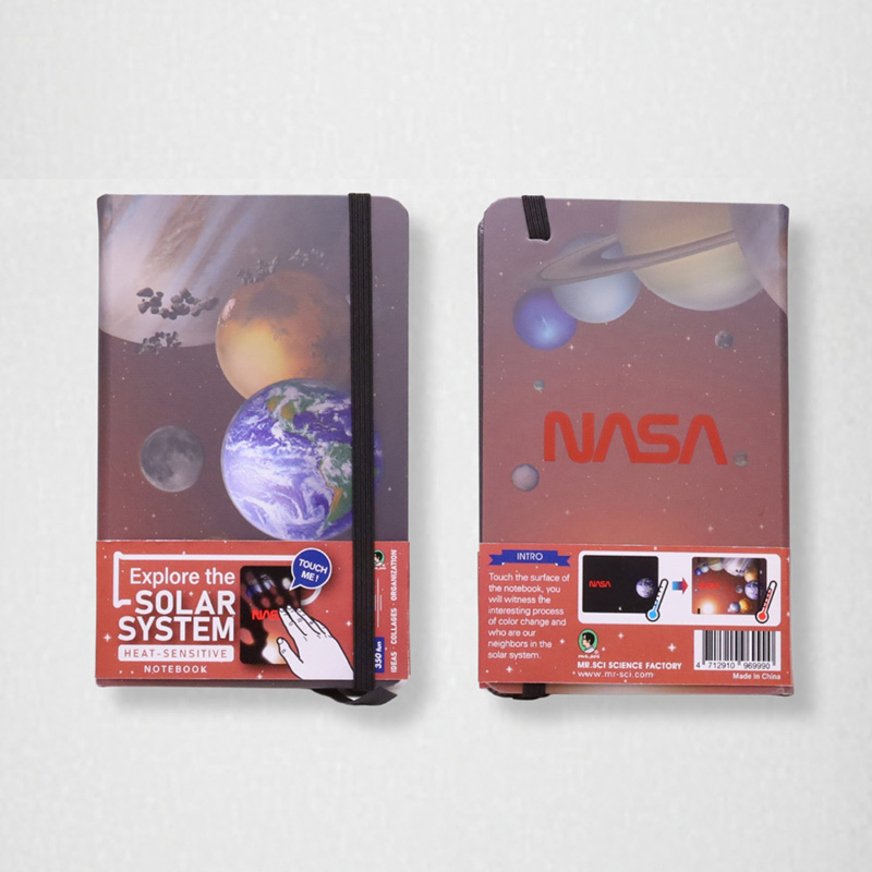 NASA Solar System Heat-Sensitive Notebook, , large