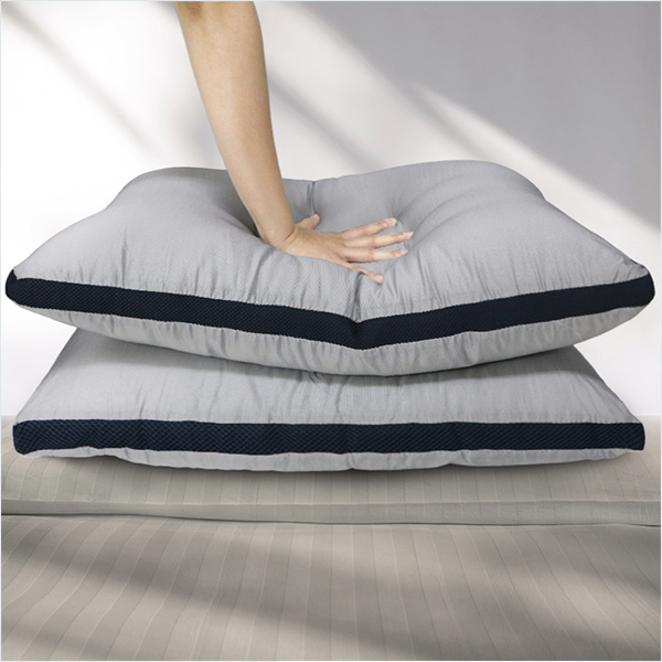 Graphene Pocket Spring Pillow with Microfiber Down Alternative, , large