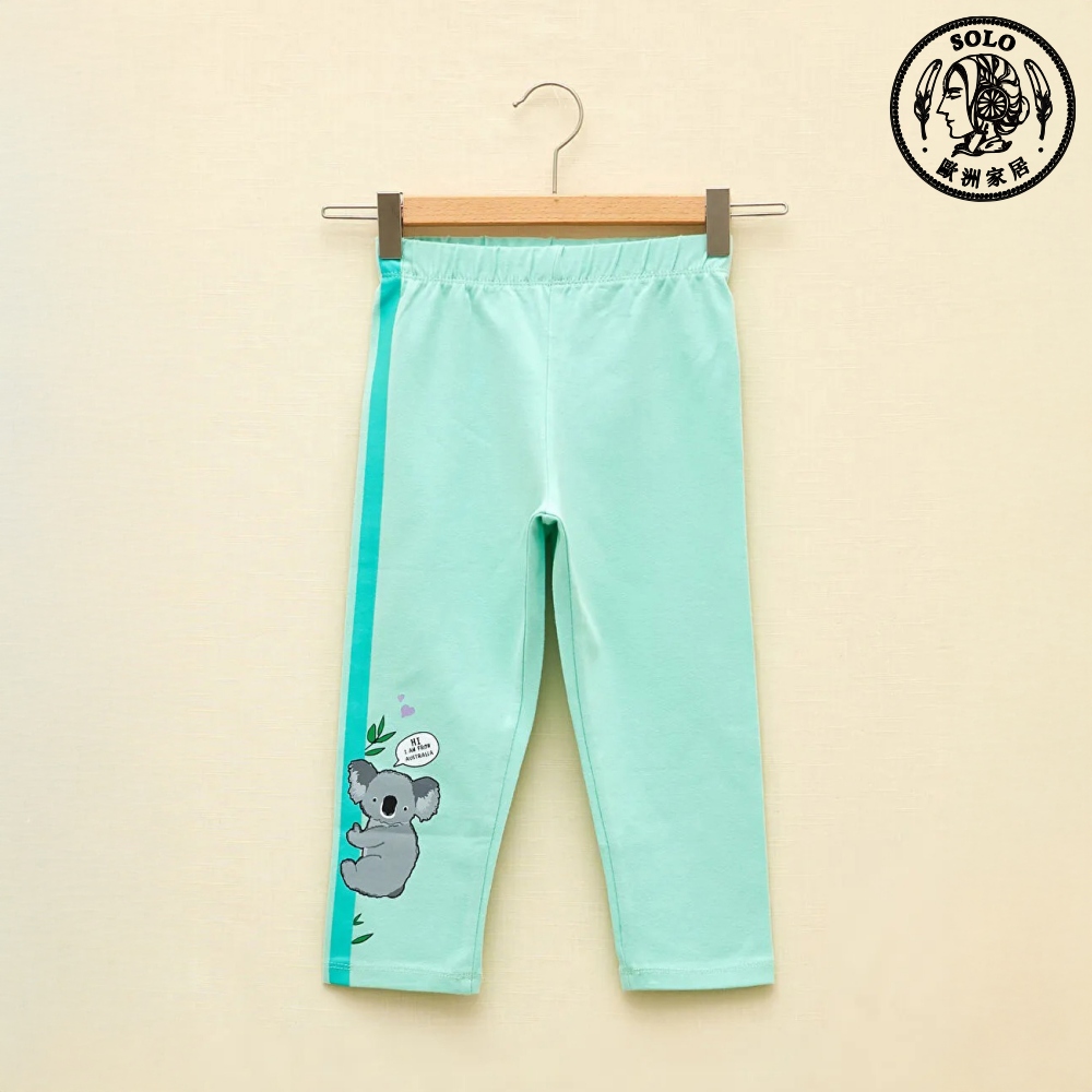 【SOLO Vintage】LCW Girls Cute Koala Long Pants Made in Turkey 3-4y, , large