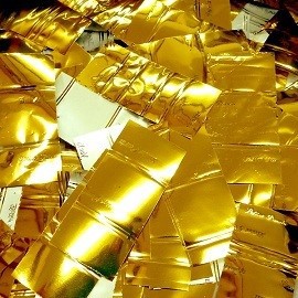 森彩  30cm氣壓式彩帶-金色鋁短片( SC3016), , large