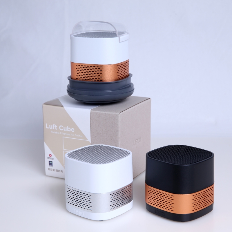 LUFT Cube Air Purifier-Black Gold, 黑金, large