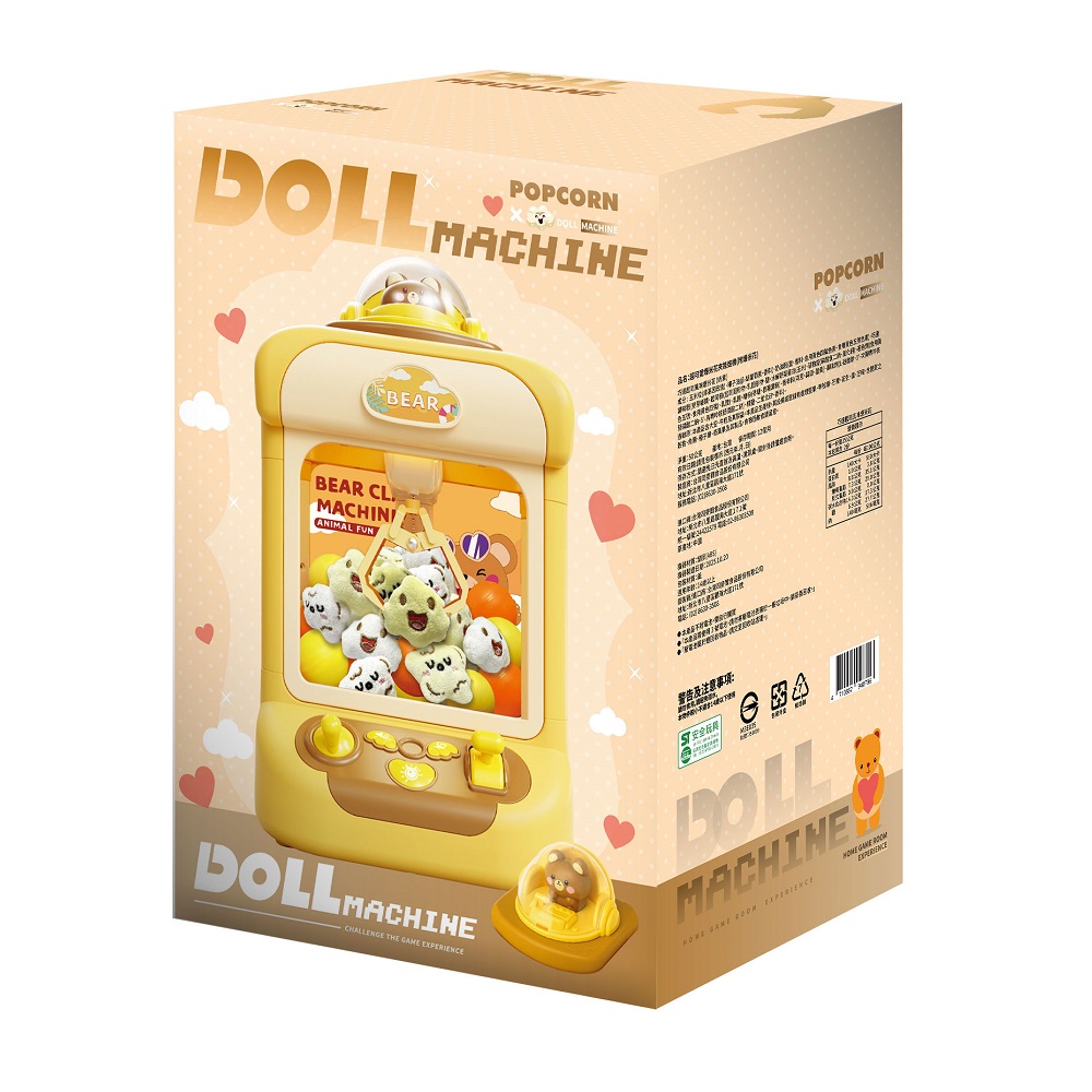 Super cute popcorn claw machine