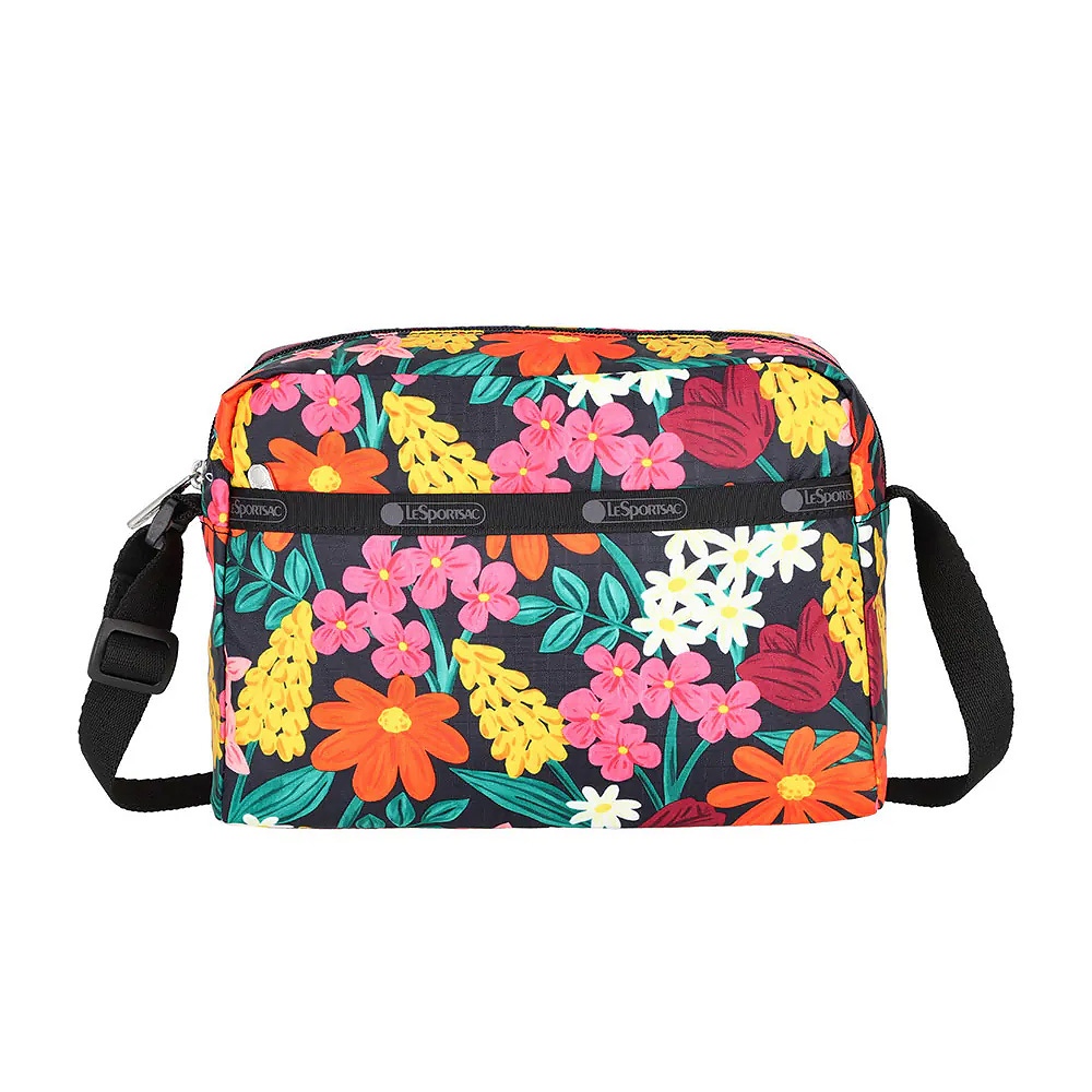 Lesportsac Daniella Crossbody 拉鍊斜背包/ 繽紛花園, , large