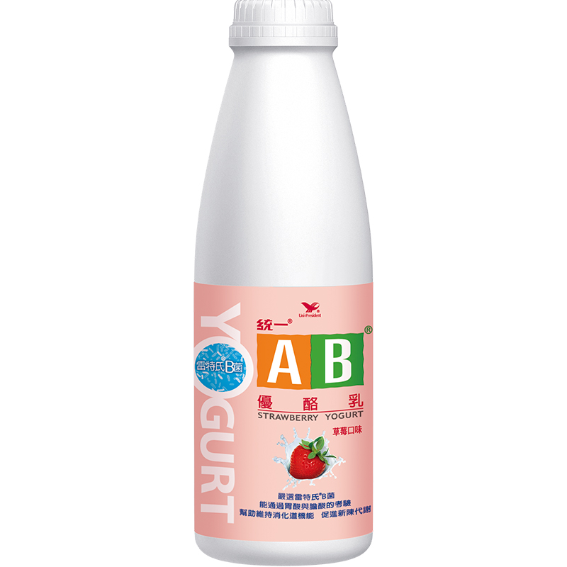 統一AB草莓優酪乳902ml, , large