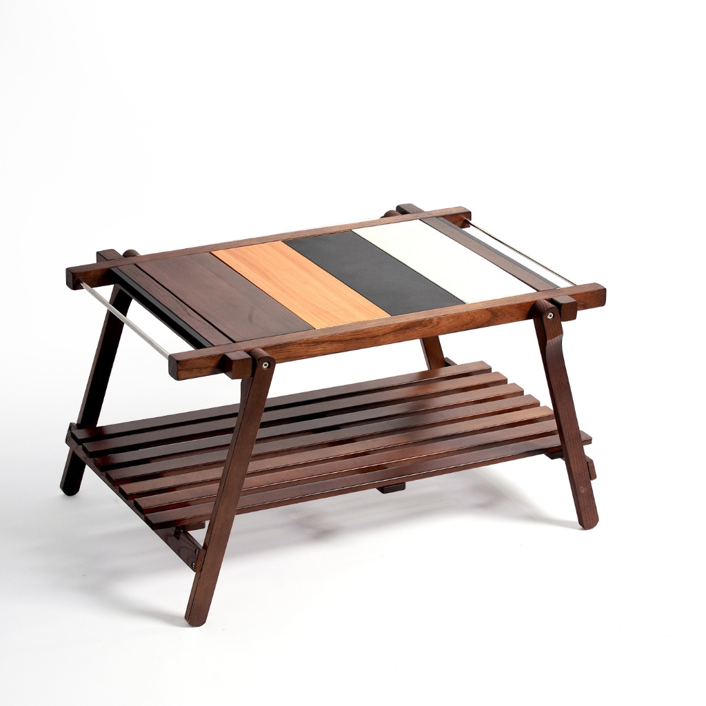 【Treewalker露遊】實木IGT女神桌(含置物板) 2單位IGT桌 (隨機出貨), , large