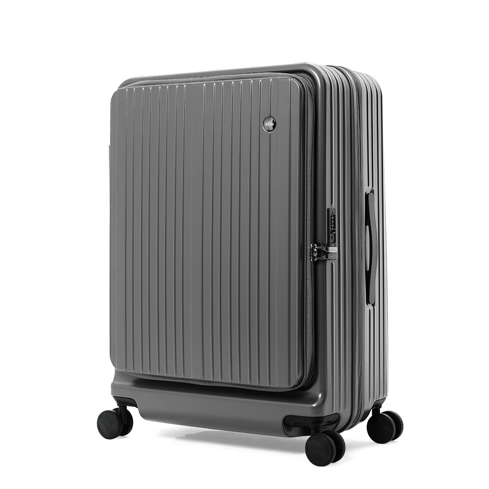 【ALLEZ】Front-Opening Luggage 29-inch Sesame Grey