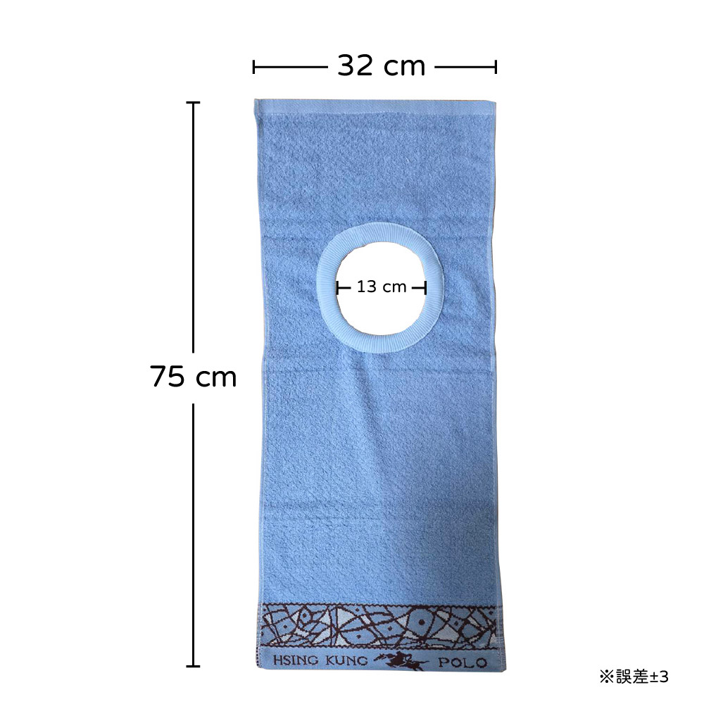 [Kaimei Cotton] Randomly excellent MIT made in Taiwan pure cotton breathable adult bib/spit napkin printed style, , large