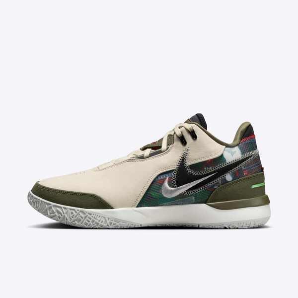 [Kixpress] Nike Zoom LBJ NXXT GEN AMPD FAZE EP 男 籃球鞋 緩震 米綠 [HF0716-200]