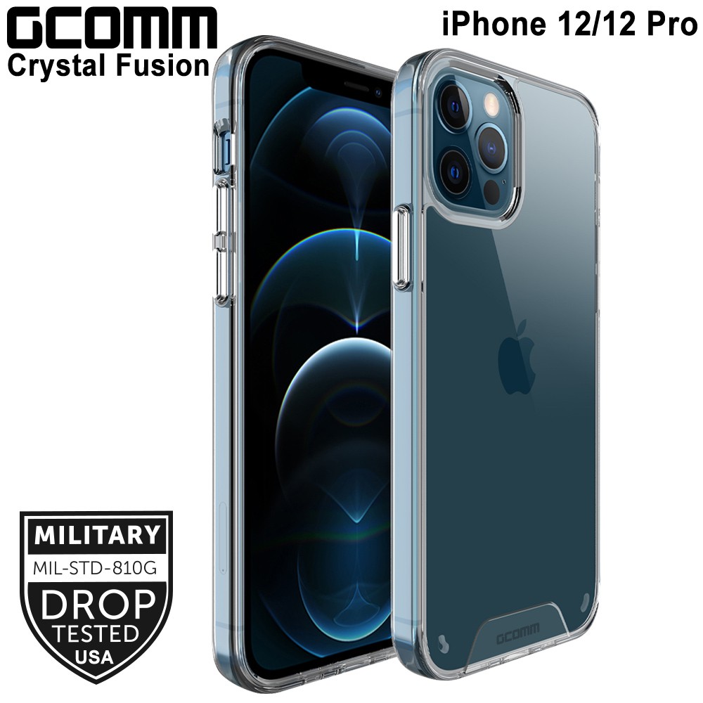 GCOMM iPhone 12/12 Pro (6.1吋) 晶透軍規防摔殼 Crystal Fusion, , large