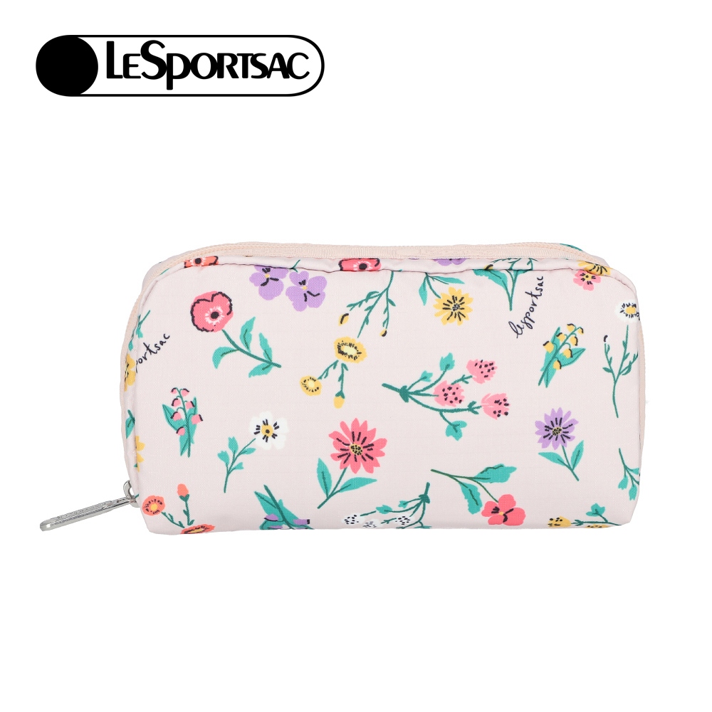 Lesportsac Rectangular Cosmetic 長形化妝包/ 輕舞野花