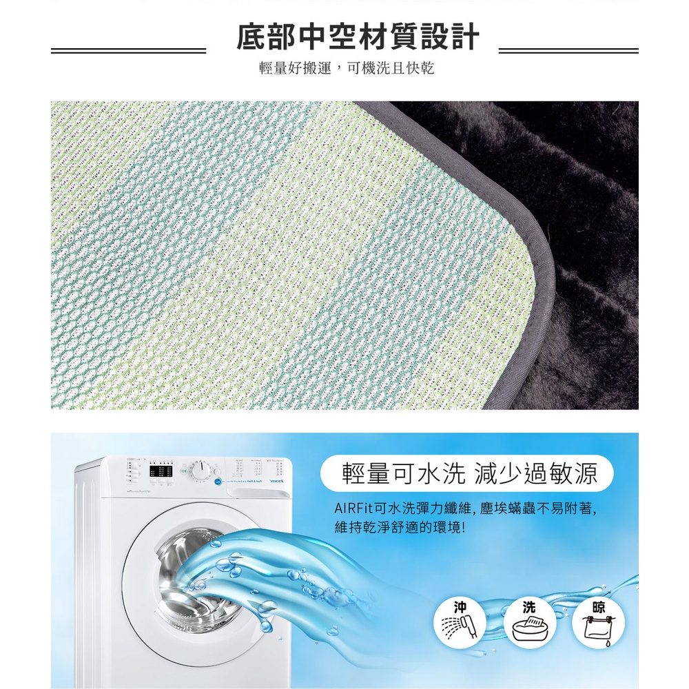 【格藍傢飾】布雷克仿兔毛超柔地毯 AIRFit氧活力 客廳茶几毯地墊臥室房間, , large