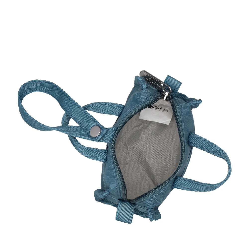 Lesportsac Micro Weekender Charm 小吊掛飾零錢包 收納袋(靛藍色), , large