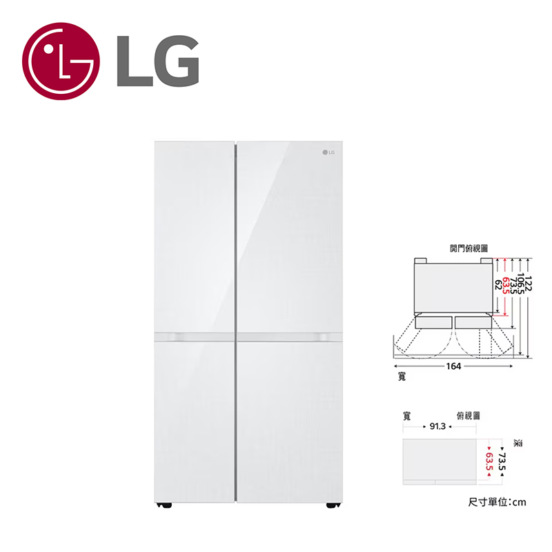 LG GL-BL62WM 對開冰箱653L, , large