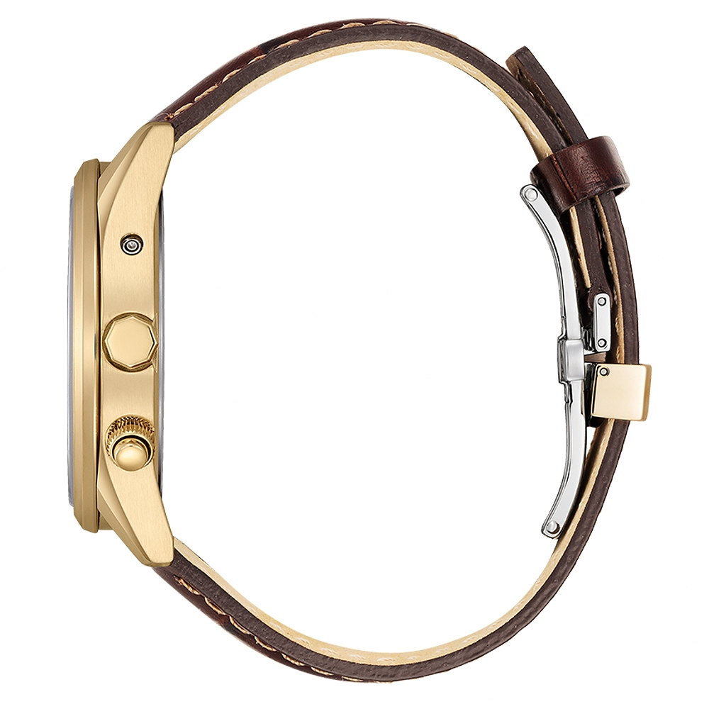 CITIZEN 星辰 亞洲限定 光動能電波萬年曆手錶 CB0273-11H, , large