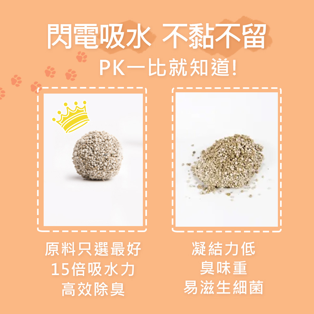 【毛孩王】強效除臭 強力凝結 貓砂5kgX6包(細砂/六種香味選), , large