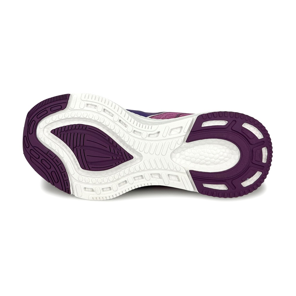 DIADORA迪亞多那 輕量緩震跑鞋 女運動鞋 女鞋 慢跑鞋 透氣 緹花 保護後跟 Q彈 足弓支撐 吸震 防滑 紫 灰紫, , large