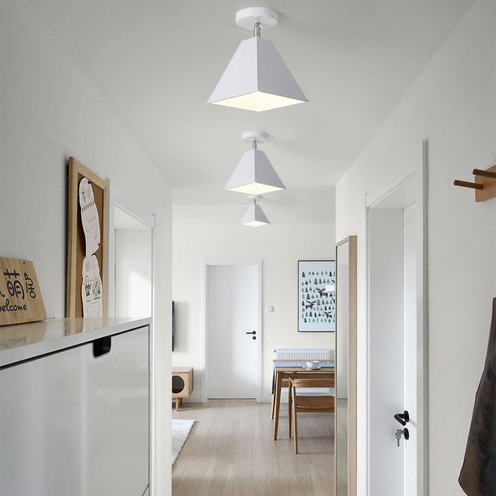 [Honey Comb]北歐風複刻版玄關吸頂燈過道燈 白色(KC1617), , large