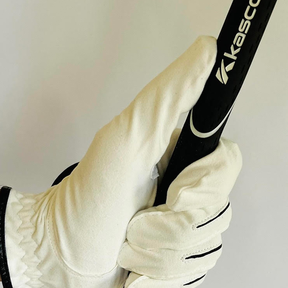 日本品牌 Kasco 高爾夫手套 男仕左手套 超纖布 戶外運動健身手套 防曬防滑耐磨運動手套, , large