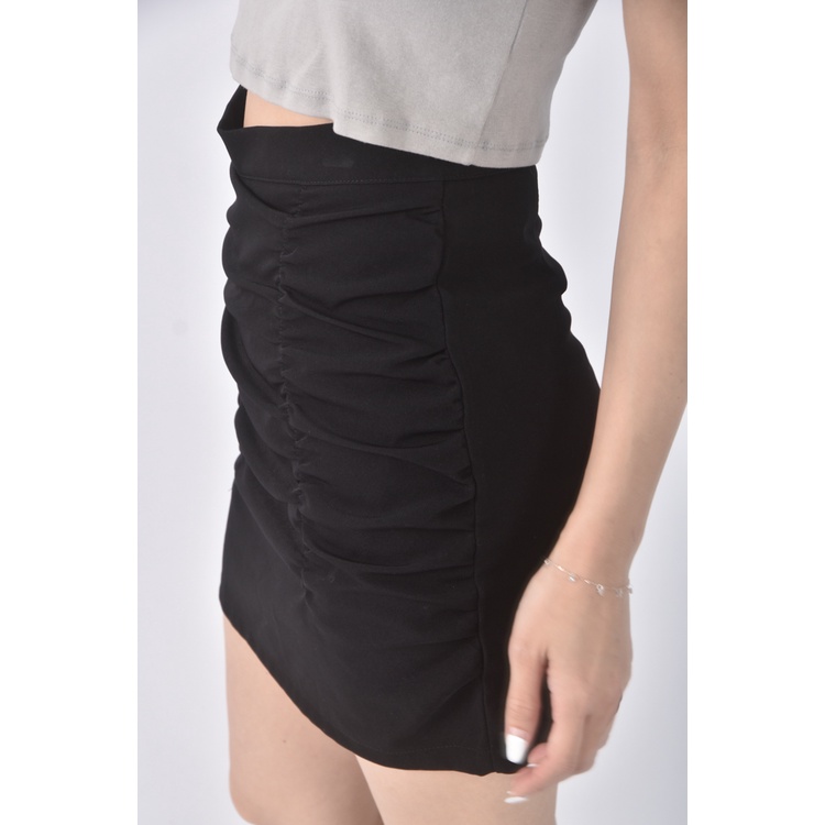 (S) 【安于晴Charlene私服】質感黑色短裙二手衣, , large