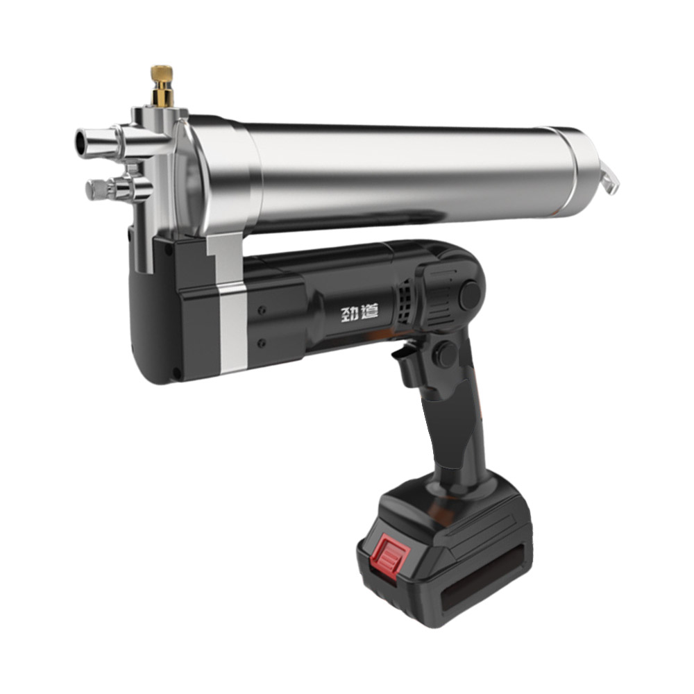 21V [Grease Gun] + 5 Batteries + 1 Charger + Accessories, , large